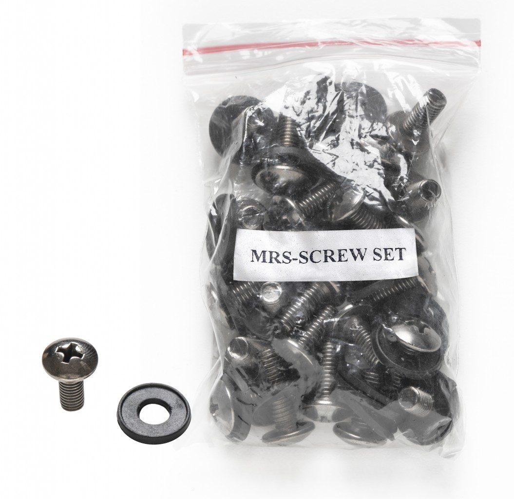 Set of 26 screws for mounting MRS series 19" racks