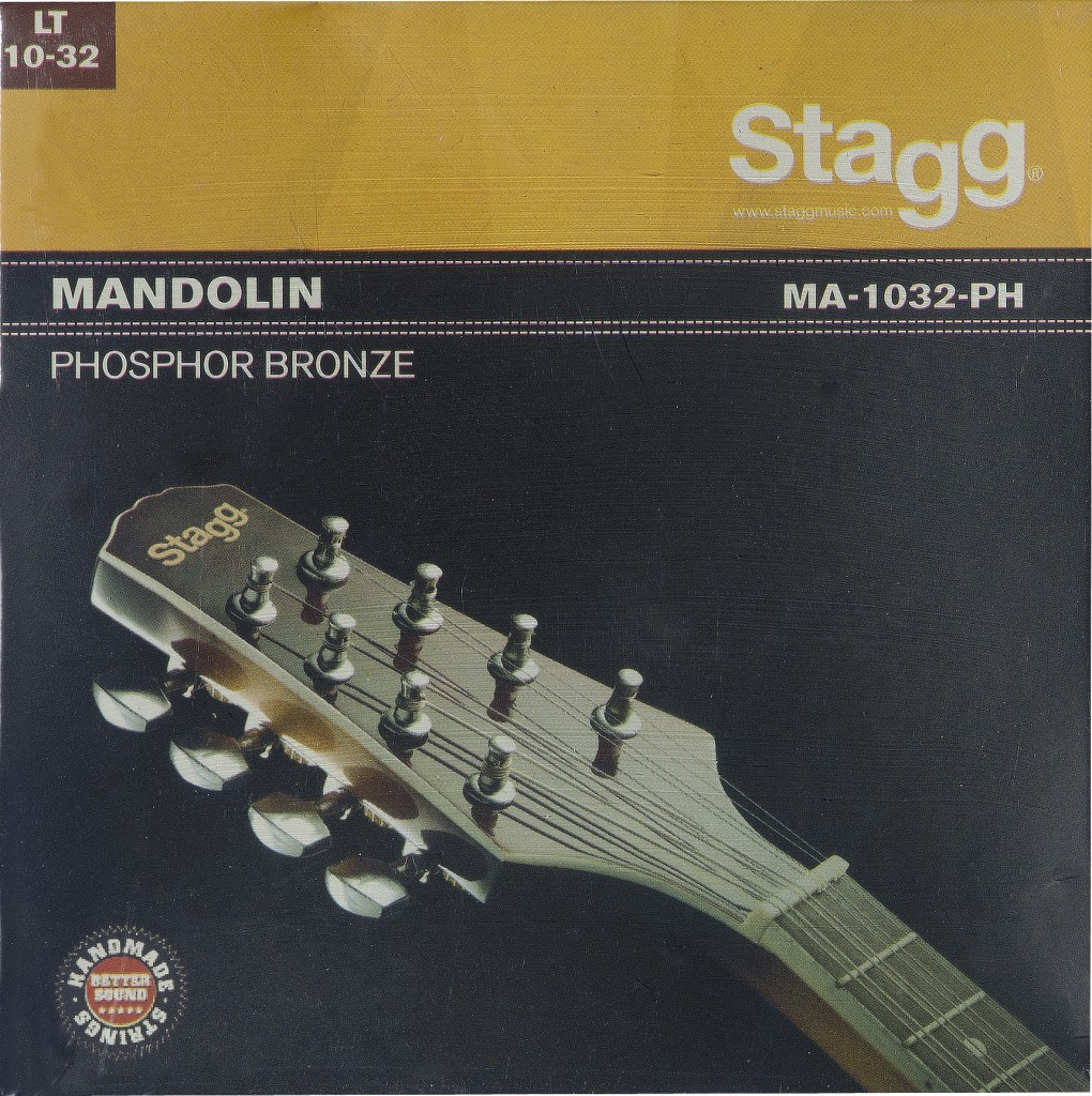 Phosphor bronze set of strings for mandolin
