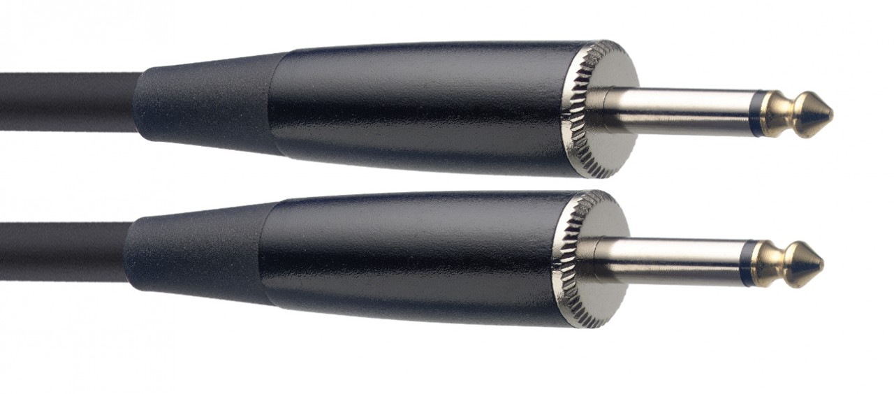 Speaker cable, jack/jack, 3 m (10")