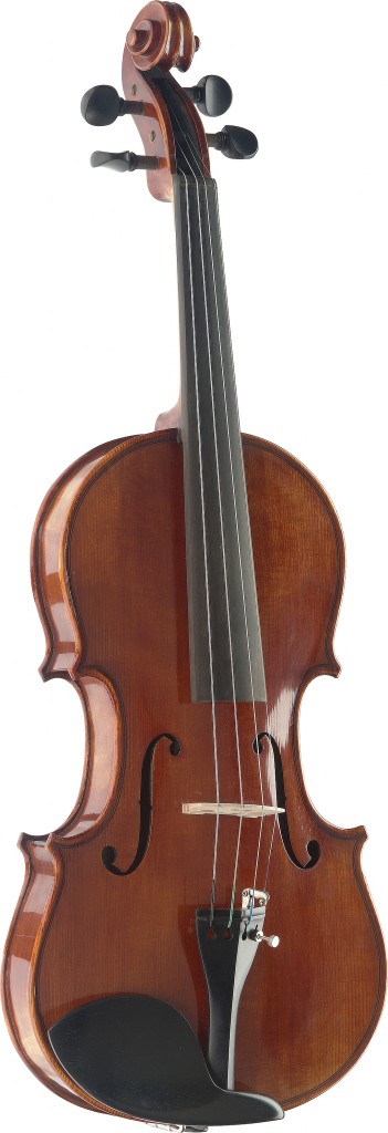 3/4 Hand-Varnished Solid Flamed Maple Violin w/ Deluxe soft-case