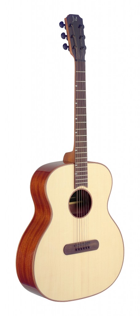 Lismore series acoustic guitar with solid spruce top, auditorium model