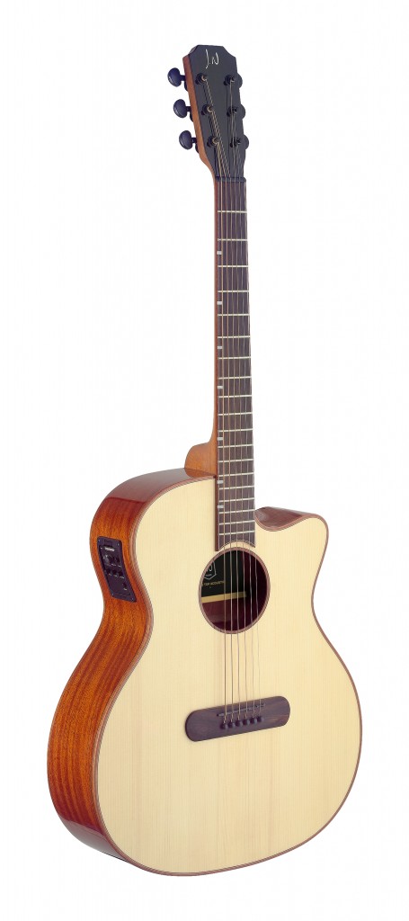 Lismore series, E-acoustic Auditorium guitar cutaway w/ solid spruce top