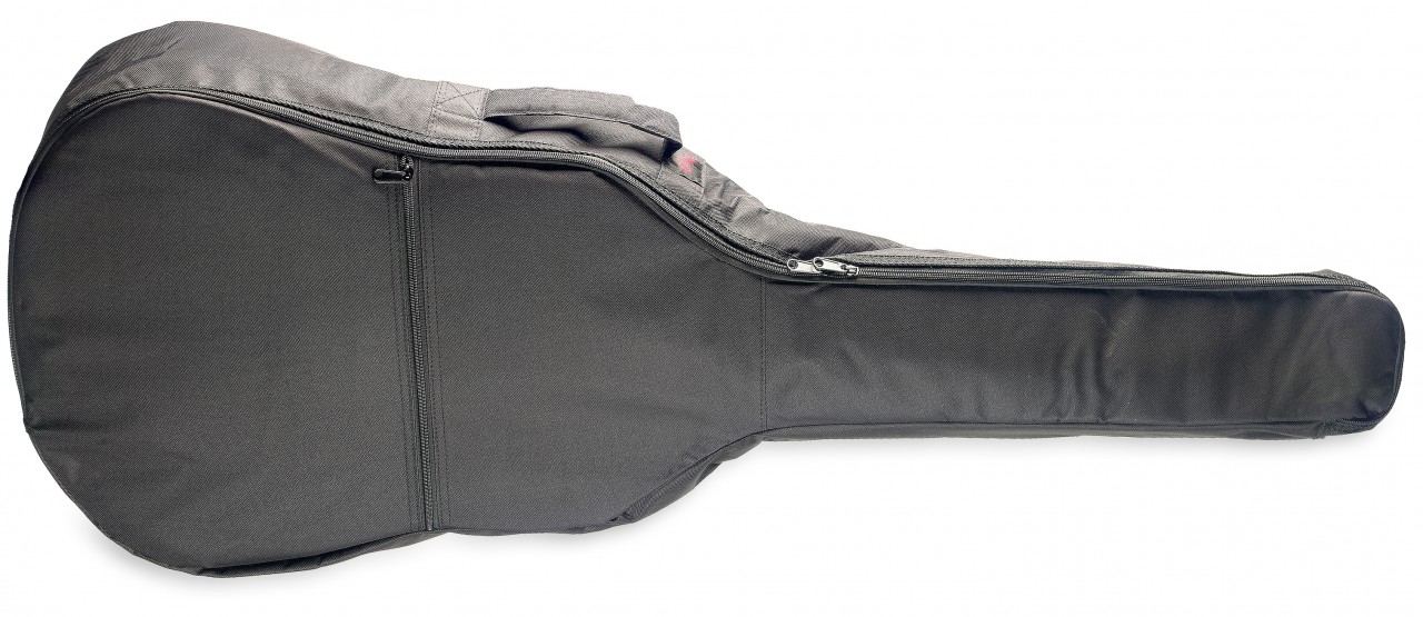 Basic series padded nylon bag for folk, western or dreadnought guitar
