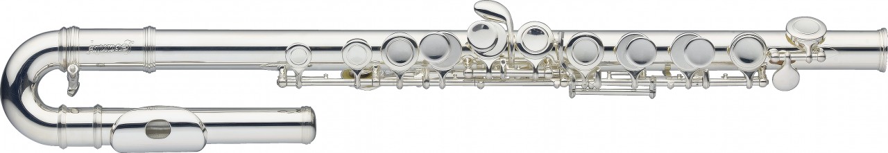 C Junior Flute, D range (7cm shorter), curved head joint