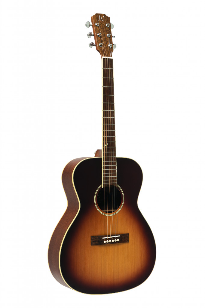 Acoustic orchestra guitar with solid cedar top, Ezra series