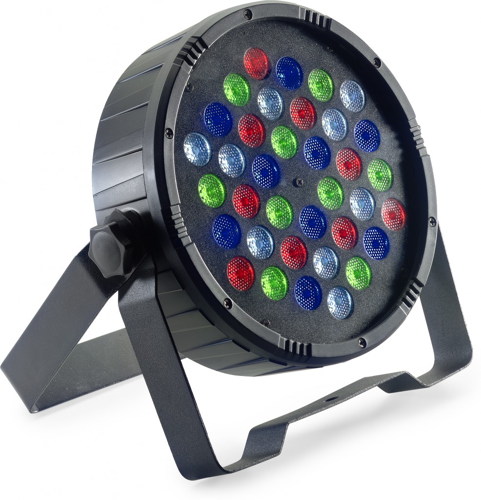 Flat ECOPAR 36 spotlight with 36 x 1-watt R/G/B/W LED