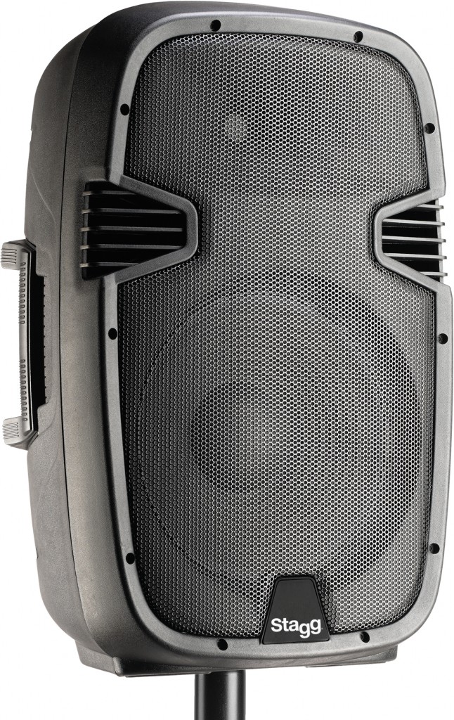 Stagg 12" 2-way Active Speaker, Analog, Class B, Bi-Amplification, 270 watts Peak Power (240 + 30)