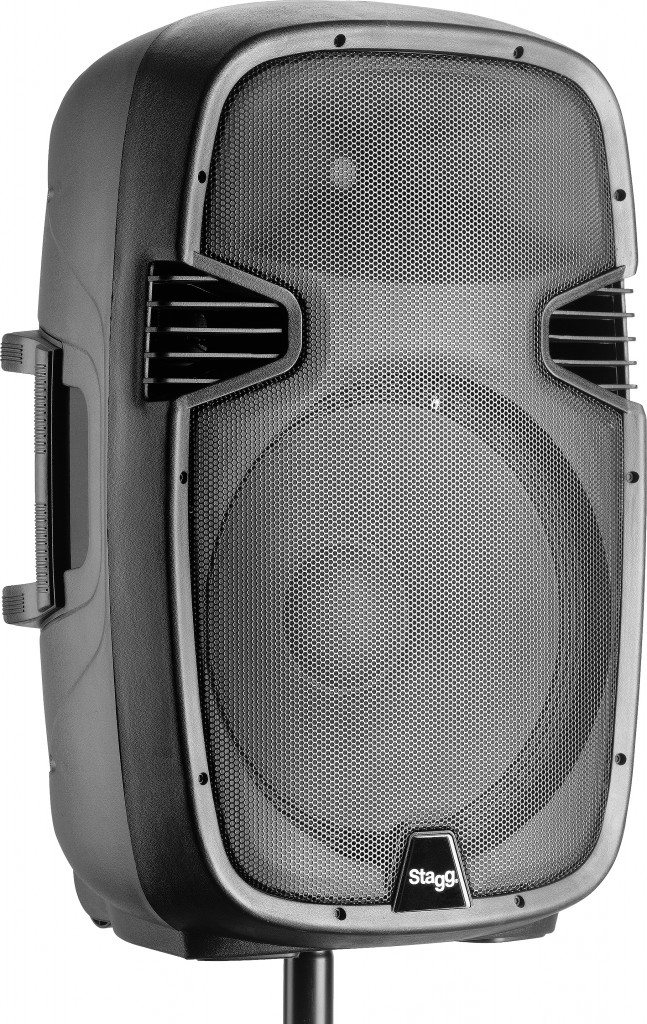15" 2-way active speaker, analog, class B, bi-amplification, 300 watts peak power (260 +40)