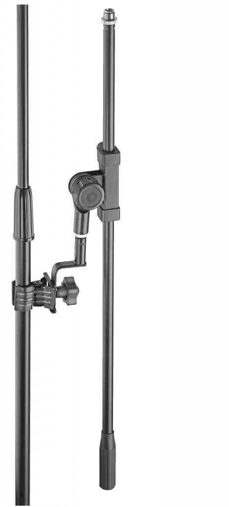 Universal microphone boom arm with clamp