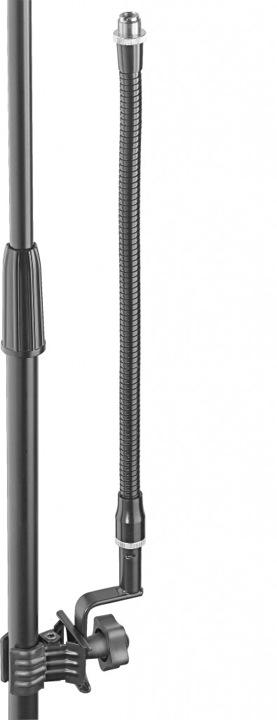 Universal gooseneck microphone arm with clamp