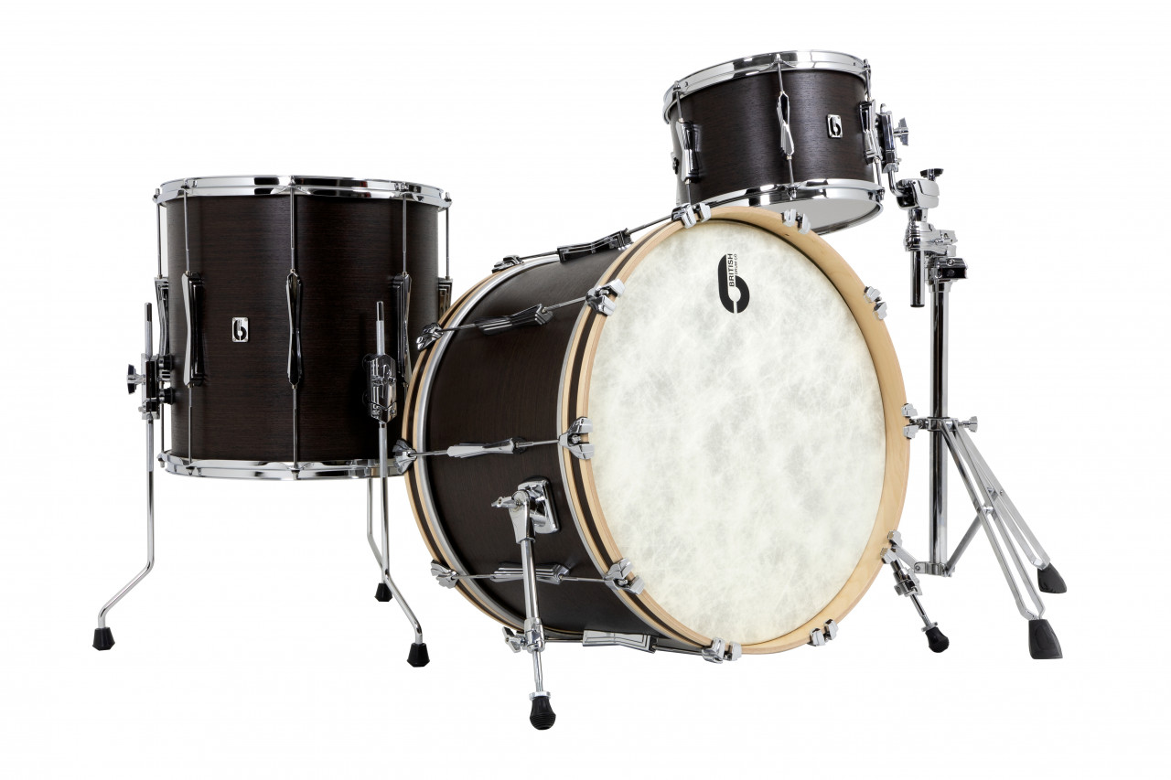 Lounge Club 22 3-piece drum set, mahogany and birch 5.5 mm blended shells, Kensington Crown finish