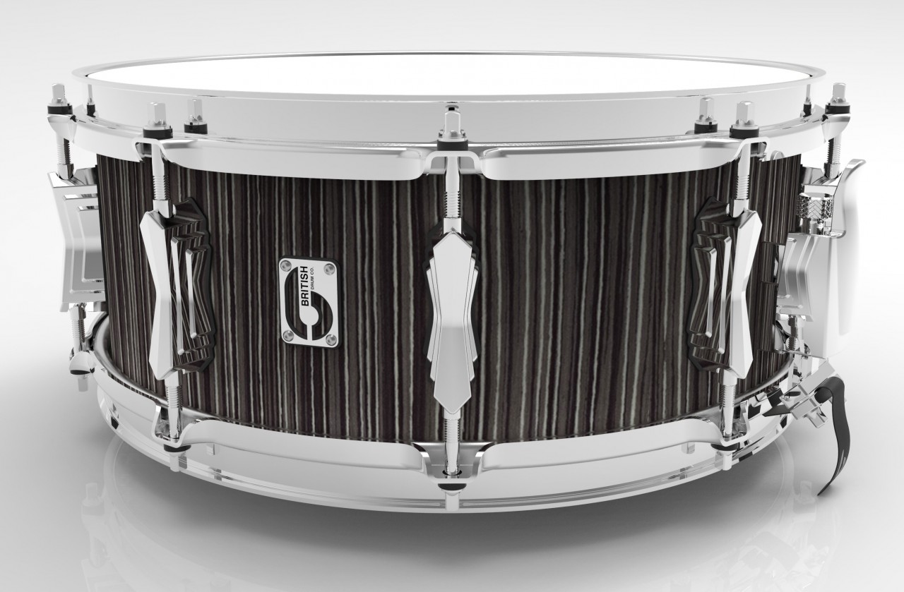 14 x 5.5" Legend snare drum, cold-pressed birch 6 mm shell, Carnaby Slate finish