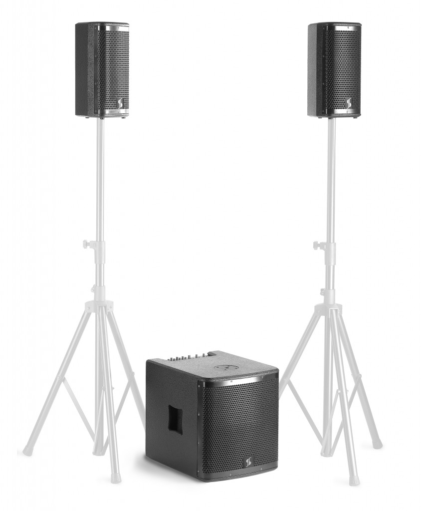 Stagg Speaker Set with 1 x 700-watt 12" Subwoofer and 2 x 350-watt 6.5" Satellites