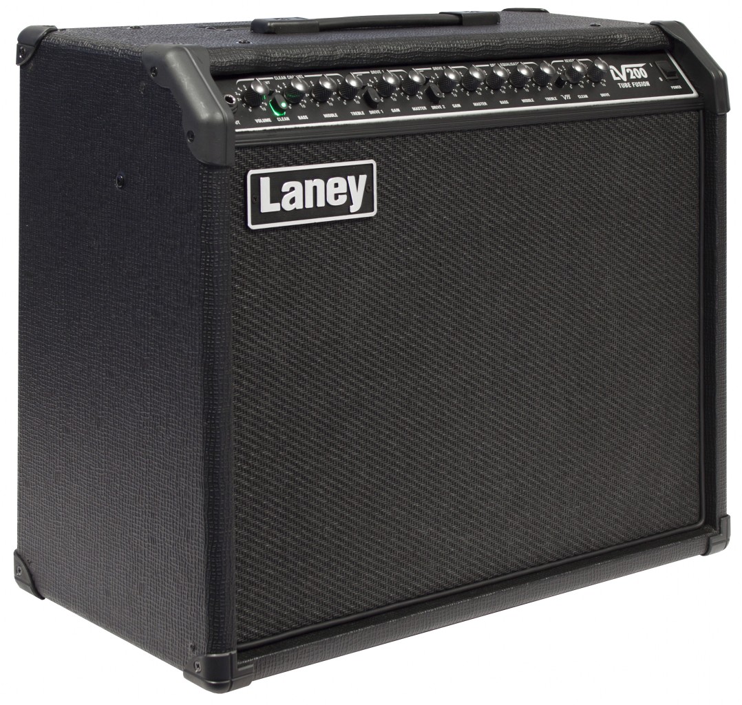 Laney LV200 65W 1x12 Guitar Tube Hybrid Combo Amp Black
