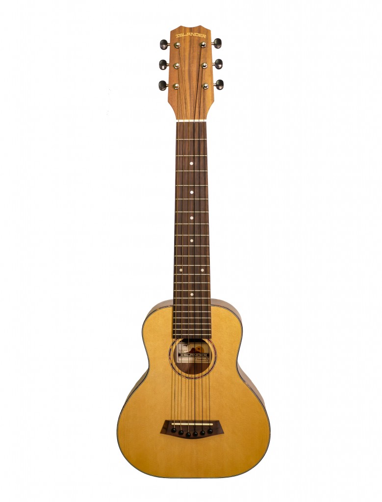 Baritone ukulele-size guitarlele with solid spruce top